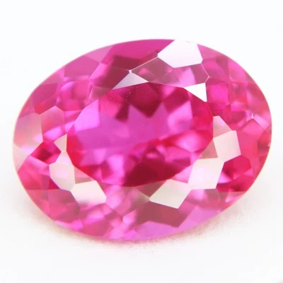 Piedras preciosas sueltas de forma ovalada certificadas berilo/bixbite rosa natural de 12,50 quilates Foto 1 de 4