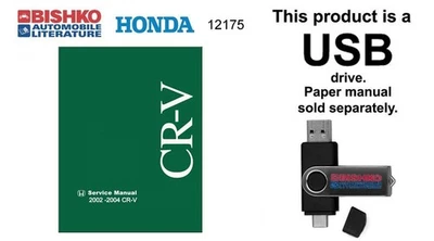 2002 2003 2004 Honda CR-V Shop Service Repair Manual USB - Image 1 of 3