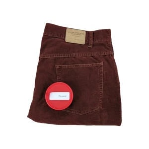 Pantalones De Colección American Eagle Para Hombre Relajados Corte Bota Pana 38x34 Marrón Años 90 Y2K - Imagen 1 de 15