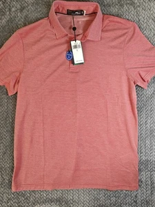 RLX Ralph Lauren Golf Polo Shirt Men's Size Large Red Salmon NWT MSRP $110 - Picture 1 of 7