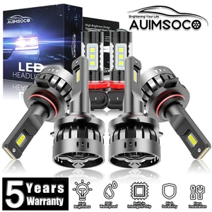 LED Headlight Cool White Bulbs For Nissan Armada 2011-2015 Sport Utility 4-Door - Picture 1 of 19