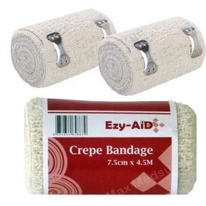 Ezy-Aid Premium CREPE Bandage, 7.5cm x 4.5M - CE Marked - Picture 1 of 1