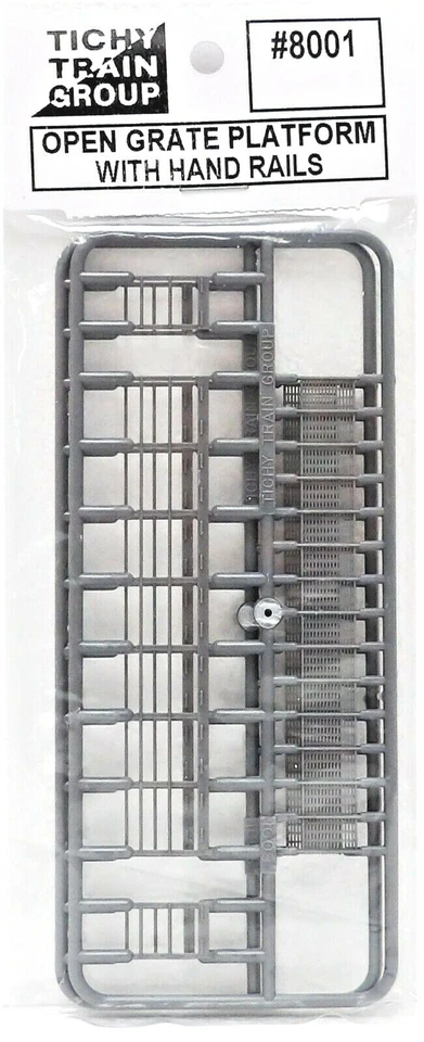 Open Grate Platform Hand Rails HO 1 87 Scale Layout Tichy Train 8001