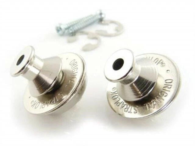 Dunlop Straplok Dual Design Strap Retainer System - Nickel (SLS1031N)