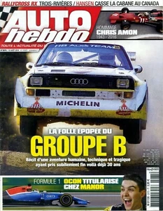 AUTO HEBDO Nr. 2075 10.08.2016 Das verrückte Epos der Gruppe B CHRIS AMON - Bild 1 von 1