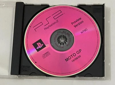 MotoGP Preview Version - Sony PlayStation 2 PS2 Sept 2000 NTSC Pre-release code - Image 1 of 4