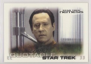 2002 Rittenhouse Star Trek: Nemesis Quotable Star Trek #60 1i3