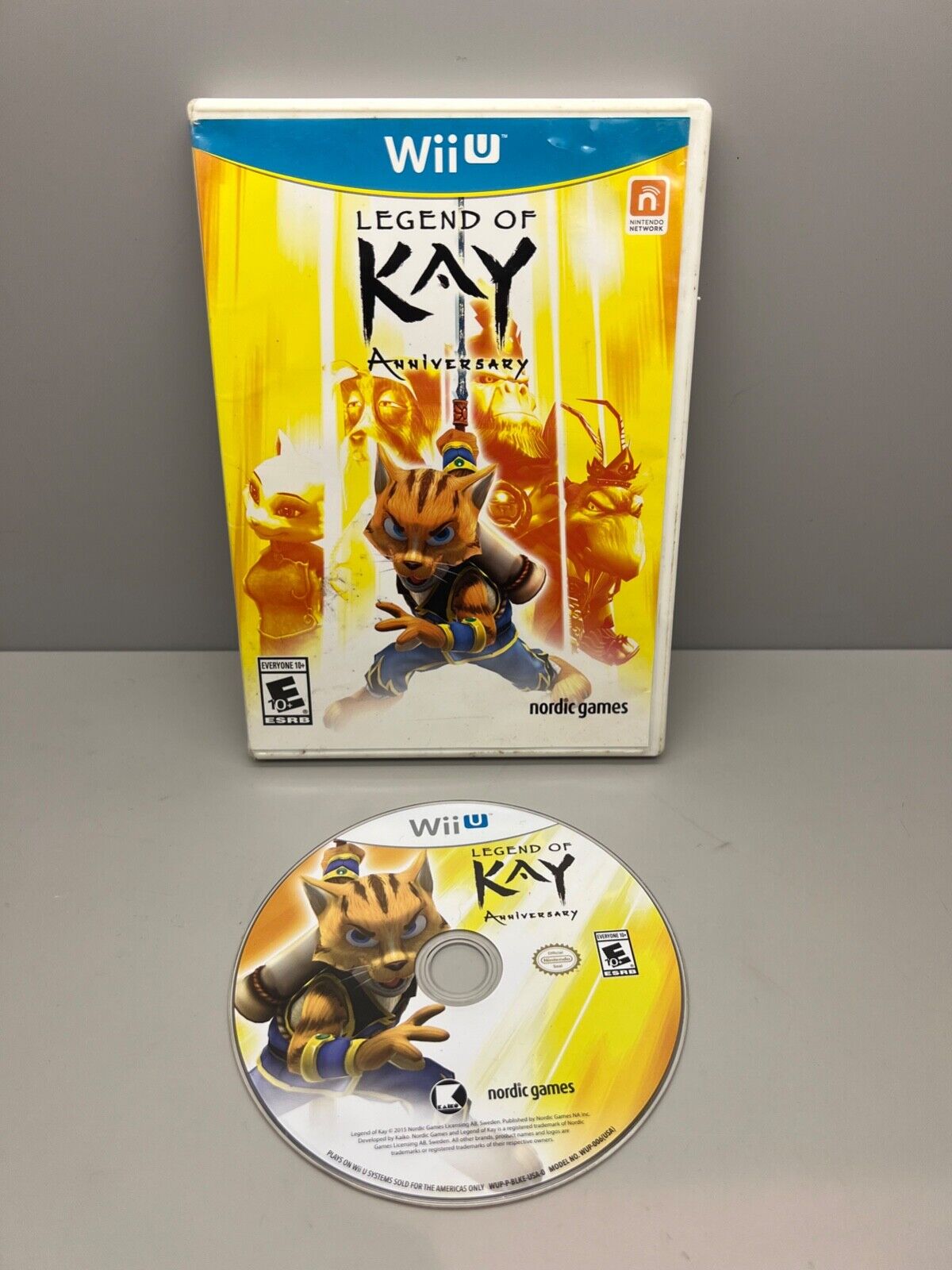 Legend of Kay Anniversary Nintendo Wii U No Manual