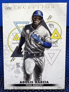 2022 Topps Inception ADOLIS GARCIA Texas Rangers Base 93 - Picture 1 of 2