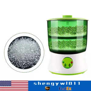 2 layers Automatic Bean Sprouts Machine Bean Sprout Maker Food grade ABS 110V - Picture 1 of 22