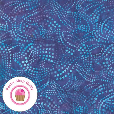 ALOHA BATIKS 4356 31 Blue MODA BATIKS Quilt Fabric - Image 1 of 4