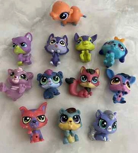 Littlest Pet Shop Lot of 13 Collectible Figures Pre Owned - Picture 1 of 6