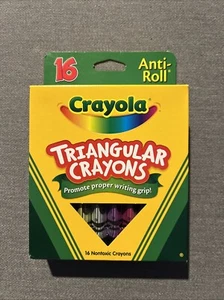 1er Pack Crayola dreieckig 16 Buntstifte fördern den richtigen Schreibgriff 52-4016 NEU - Bild 1 von 2