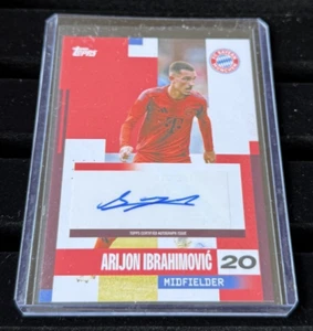 Topps FC Bayern München Team Set 2024/25 - Arijon Ibrahimovic Auto Karte Card - Bild 1 von 2