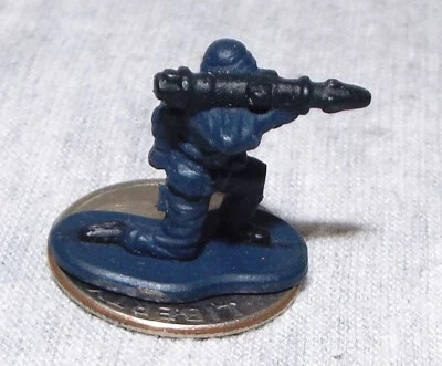 Very Small Micro Machine Figure of a Special Operations Soldier in Black # 3 - Image 1 of 3