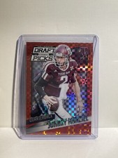 2015 Panini Prizm Collegiate Draft Picks - Red Power Prizm #49 Johnny Manziel