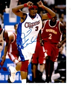 LOS ANGELES CLIPPERS QUENTIN RICHARDSON SIGNED CELEBRATION 8X10 - Picture 1 of 1