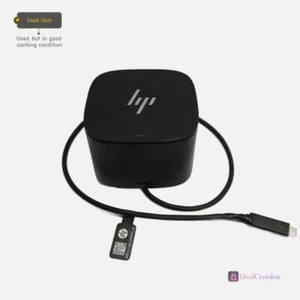 HP HEWLETT  PACKARD   HSN-IX01 THUNDERBOLT DOCK 120W G2 USB-C DOCKING STATION - Picture 1 of 6