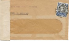KENYA TANGANYIKA UGANDA 1941 George VI 30C perforated L14 single postage CENSOR