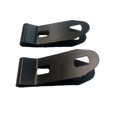 GENERIC Luggage Replacement Part Handle Loop Steel Clip Handle Clamp Lot of 2