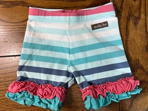 Matilda Jane Adventure Time Shorties EUC Girls The Adventure Begins Shorts Sz 4 - Picture 1 of 2