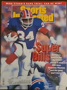Sports Illustrated January 20, 1992 Thurman Thomas “Super Bills” - Picture 1 of 1