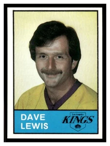 1980 Los Angeles Kings Card Night Hockey #8 Dave Lewis LB2 - Picture 1 of 2