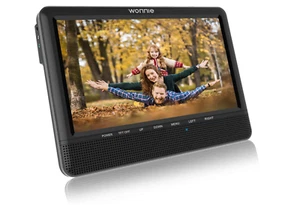 WONNIE W1012 10.5” Dual Screen Portable DVD Player Car Headrest Video Monitors - Picture 1 of 7