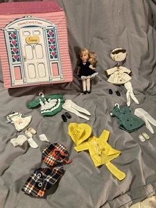 Vintage Blonde Vogue Ginny Bent Knee Walker Doll Clothes Shoes Panties Case +++ - Picture 1 of 20