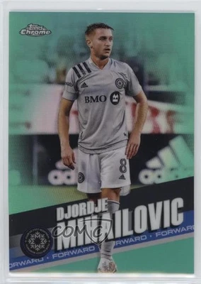2022 Topps Chrome MLS Aqua Refractor /299 Djordje Mihailovic #118 - Image 1 of 2