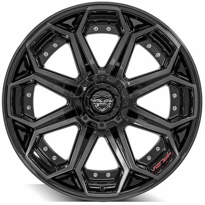 22" Black 4PLAY Wheel w/Brushed Face [fits 2023 Toyota Land Cruiser] - RVO3421 - Image 1 of 3
