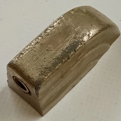 Leedy 1+Beavertail Concert Snare Drum Lug Nickel Vintage 40s Tom Short/Small USA - Image 1 of 2