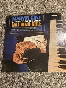 Marvin Gaye “A Tribute To The Great Nat King Cole” LP vinyl 1965 Tamla 261 - Foto 1 di 15