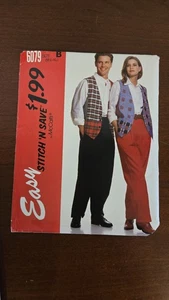 McCall's Stitch 'n Save Muster M 6079 Koordinaten Weste Gr. S M L ungeschnitten  - Bild 1 von 4