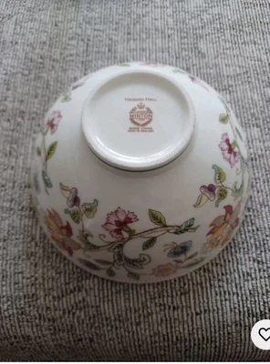 Haddon Hall Minton Bone China Bowl Floral Pattern - Image 1 of 4