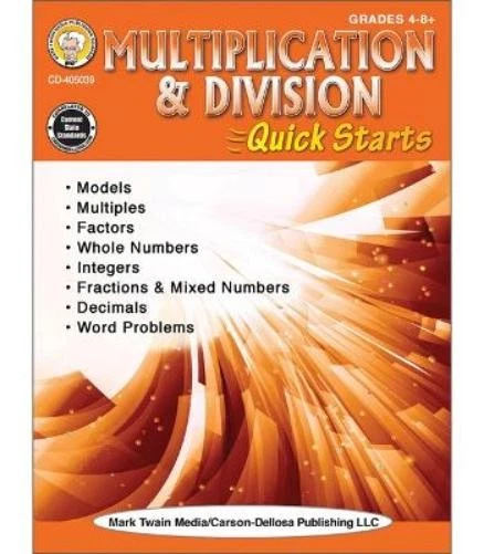 Multiplication & Division Quick Starts Workbook (Paperback) - Image 1 of 1