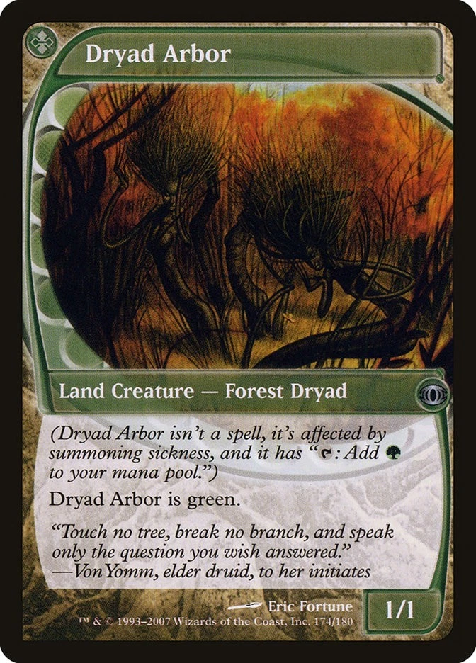 1 Dryad Arbor MTG Future Sight Magic the Gathering Regular LP Lightly Played - Image 1 of 1