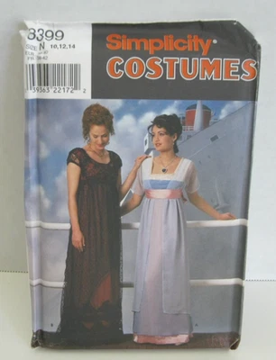 Simplicity 8399 Titanic or Edwardian Costume Pattern Misses' 10-14 Uncut - Image 1 of 2