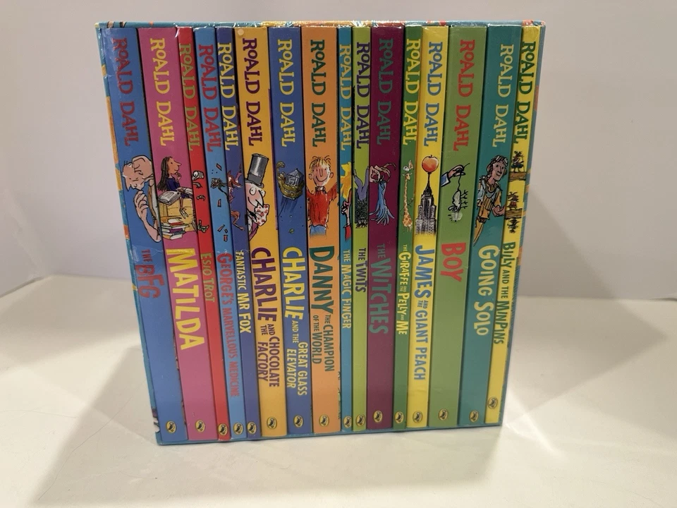 Roald Dahl Collection 15 of 16 Books of Fantastic Stories Book Box Set Penguin