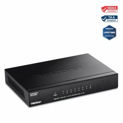 TRENDnet TEG-S380 8-Port 2.5Gb Multi-Gigabit Unmanaged Gaming Switch - Image 1 of 4