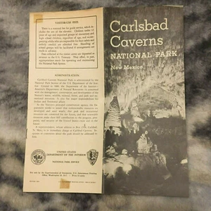 Carlsbad Caverns Guide Department of Interior 1963 Vintage New Mexico 60s Park - Picture 1 of 3