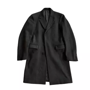 Men's Jil Sander FW17 Wool Grey Coat Size 46 (S) - Picture 1 of 11