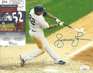 Andruw Jones New York Yankees Signed 8x10 JSA COA - Picture 1 of 2