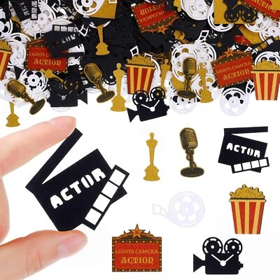 490 Piezas Película Confeti Película Noche Decoración Brillo Confeti Película Fiesta Ta... Foto 1 de 4