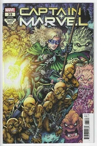CAPTAIN MARVEL #35 (2019) NAUCK DEVIL'S REIGN VILLAINS VARIANT ~ NEAR MINT+ 9.6 - Picture 1 of 2