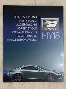Nuevo 2018 Lexus F Sport Accesorios Originales Catálogo Catalog - 5 Páginas - Imagen 1 de 3