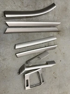 99-06 BMW E46 325Ci 330Ci Interior Dashboard Door Console Trim Set Silver OEM xi - Picture 1 of 22