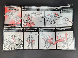 Folleto de instrucciones Cryotek Transformers RID 2001 DE COLECCIÓN robots disfrazados - Imagen 1 de 3