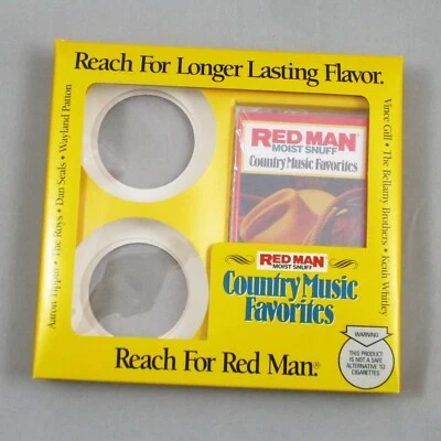 Red Man Country Music Favorites Cassette Tape Vince Gill, Keith Whitley, Tippin - Image 1 of 2