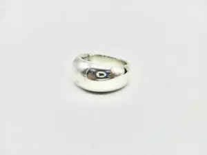 14.5 GRAM BACHRACH SOLID STERLING SILVER SMOOTH BAND RING SIZE 7.5 - Picture 1 of 4